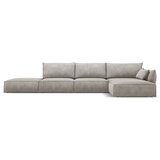 Mazzini Sofas Svetlo siv kotni kavč (desni kot) Vanda - Mazzini Sofas Cene