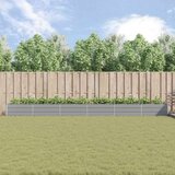  Cvetlično korito Svetlo siva 580 x 100 x 45 cm Cinkana jeklena, (5000207383) | Shoptok.si