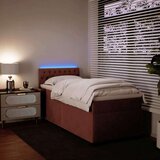 Box spring krevet s madracem ružičasti 80 x 200 cm baršunasti | shoptok.hr