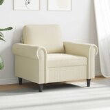  Fotelja krem 60 cm od umjetne kože | shoptok.hr
