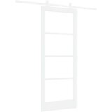  Klizna vrata ORKDAL 83 x 202 cm Masivna borovina i staklo | shoptok.hr