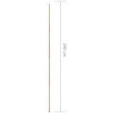vidaXL Palica za senčno jadro 200 cm pocinkano jeklo, (21158697) | Shoptok.si