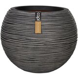 Capi Vaza Nature Rib okrogla 40x32 cm antracitna Cene