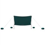 Nadstrešnica za plažu s pješčanim sidrima zelena 304 x 300 cm | shoptok.hr