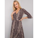 Och Bella Dress-TW-SK-BI-24502-1.64P-black-beige | Shoptok.si