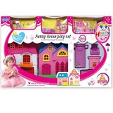 Magic Toys Zložljiva hišica za lutke s pohištvom in dodatki | Shoptok.si