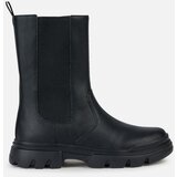 Geox Black Girls Ankle Boots Junette - Girls Cene
