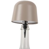Leitmotiv Bež LED stolna lampa u obliku boce s metalnim sjenilom (visina 13 cm) Cone Hat LED – Cijene