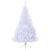  Umjetno božićno drvce s stalakom Bijelo 150 cm PVC i čelik | shoptok.hr