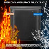 Techsuit RFID torba protiv krađe - za ključeve - novac i kartice - vatrootporna - vodootporna- EMF Blocker- 20x12cm - crna | shoptok.hr