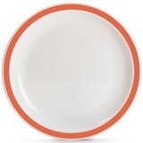  Plitvi Krožnik z Barvnim Robom, Polikarbonat, 170mm | Shoptok.si