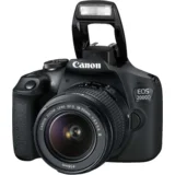 EOS 2000D + EF-S 18-55mm f /3.5-5.6 III SLR Camera Kit 24.1 MP CMOS 6000 x 4000 pixels Black