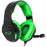 Esperanza gaming slušalke cobra HP-350G črno-zelene | Shoptok.si