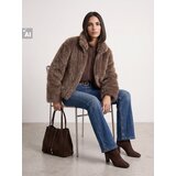 Sinsay Jakna od umjetnog krzna sa stojećim ovratnikom | shoptok.hr