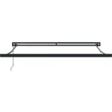 vidaXL Avtomatska retractabilna tenda črna 300x250 cm, Tenda zamenjava tkanine za 3x2.5 m okvir črna | Shoptok.si
