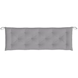  Jastuk za vrtnu klupu sivi 150 x 50 x 7 cm od tkanine Oxford | Eponuda.com