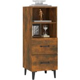  Komoda dimljeni hrast 34,5x34x90 cm konstruiran les, (20654424) | Shoptok.si