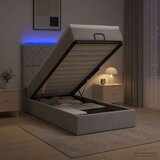  od pjene s madracem i LED-om Svjetlosiva 100 x 200 cm | shoptok.hr