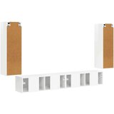  Set omare za televizijo na steni 4 pcs Visok sijaj bela - - Bela - 57.98 - 29,5 x 31 x 100 cm - 2025-vidaXL-Uvoz_2 | Shoptok.si