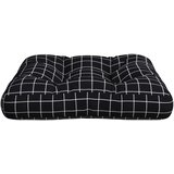  Jastuk za palete crni karirani 58x58x10 cm od tkanine Oxford | Eponuda.com