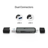 Tp-link Čitalec kartic UA430D USB 3.0/USB-C 2v1 SD/microSD, (5000192587) | Shoptok.si