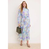 Trendyol Modest Ženska haljina Tctss26Eb00103, Ljubičasta Cene
