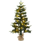 Mini božićno drvce 45 cm 25 LED lampica Topla bijela PVC i PE | shoptok.hr