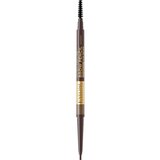 Eveline Cosmetics Micro Precise vodootporna olovka za obrve sa četkicom 2 u 1 nijansa 03 Dark Brown 4 g Cijene