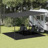  Tepih za šator 400 x 400 cm crni HDPE | shoptok.hr