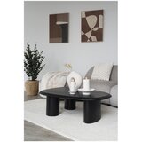 House Nordic Crni stolić za kavu s pločom stola u dekoru jasena 78x96 cm Tirano – | shoptok.hr