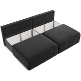 Makamii Crna sklopiva/s prostorom za odlaganje sofa 216 cm Kalena – | shoptok.hr