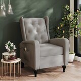 vidaXL Masažni naslanjač svetlo siv žamet | Shoptok.si
