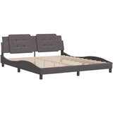  Okvir za krevet s uzglavljem sivi 180x200 cm od umjetne kože | shoptok.hr