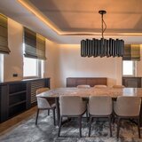 Toolight Kristalna stropna svjetiljka APP1306-C Black matt | shoptok.hr