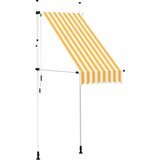 Tenda na ručno uvlačenje narančasto-bijela prugasta | shoptok.hr
