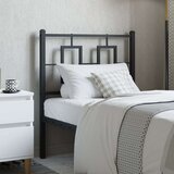  Metalno uzglavlje crno 80 cm | shoptok.hr