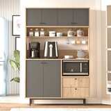 Hanah home RE5-SA oakanthracite multi purpose cabinet | ePonuda.com