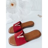 DStreet Klapki damskie SOLVINA czerwone | Shoptok.si