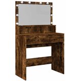  Toaletni stolić LED boja dimljenog hrasta 80x41x134,5 cm | Eponuda.com