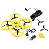  Dron Quadracopter upravljanje rukavicom žuti | shoptok.hr