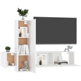  Komplet TV omaric 3-delni bela iverna plošča, (20913615) | Shoptok.si