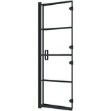  Sklopiva pregrada za tuš ESG 100 x 140 cm crna | shoptok.hr