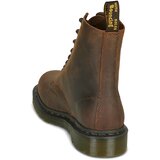 Dr. Martens Pol&amp;scaron;kornji 1460 PASCAL EMBOSS FLORAL DARK BROWN CRAZY HORSE Kostanjeva Slike