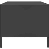 vidaXL Stolić za kavu crni 68,5x50x43,5 cm od hladno valjanog čelika | shoptok.hr