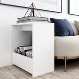  Bočni stolić bijeli 50 x 26 x 50 cm od konstruiranog drva | shoptok.hr