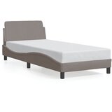  Okvir za krevet Dover svjetlosivi 90x190 cm od tkanine | Eponuda.com