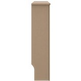 vidaXL Pokrov radiatorja 2 pcs Rjava 152x19x81.5cm Konstruiran les | Shoptok.si