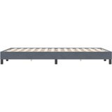  Okvir kreveta bez madraca tamno sivi 120x220 cm baršun | shoptok.hr