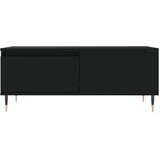  Stolić za kavu crni 90 x 50 x 36,5 cm od konstruiranog drva | shoptok.hr