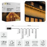  Svjetlosna vrpca 'Cencúle', 20 m, 500 LED dioda – topla bijela | shoptok.hr
